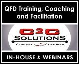 C2C Solutions: QFD Training, Coaching, and Facilitation